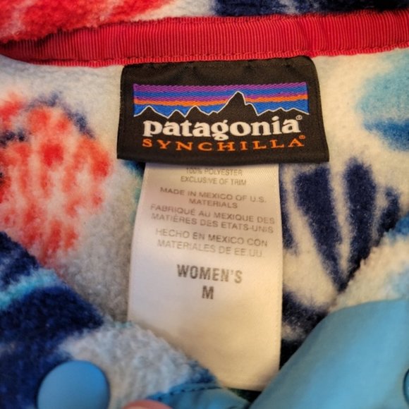 Patagonia Synchilla T-Snap Hawaiian Fleece Medium - Picture 3 of 3